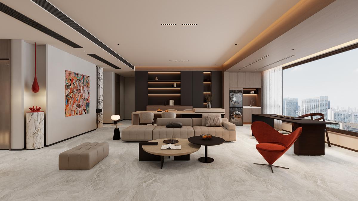 步步生金的星河空間，解鎖能強(qiáng)瓷磚彩晶工藝！